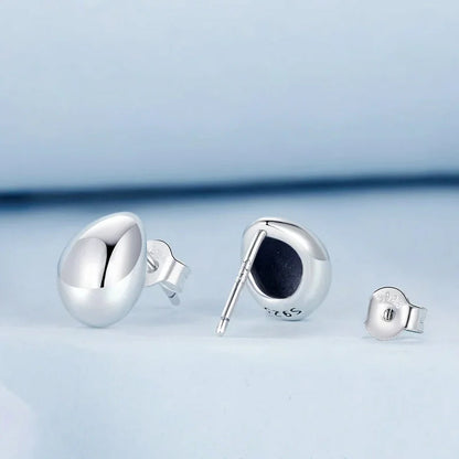 Waterdrop Stud Earrings 925 Sterling Silver