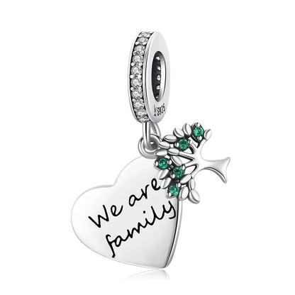 Charm Beads Family The Tree of Life 925 Sterling Silver