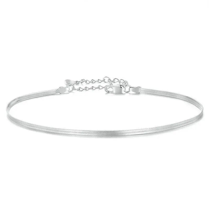 Anklet Bracelets Adjustable in sterling silver