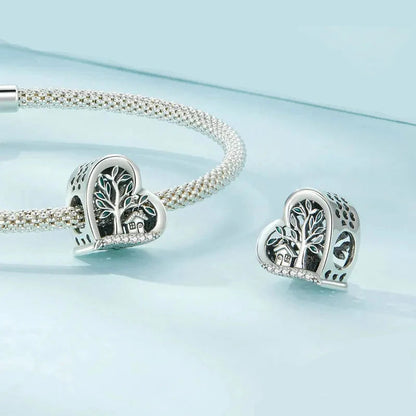 Charm Beads Family The Tree of Life 925 Sterling Silver