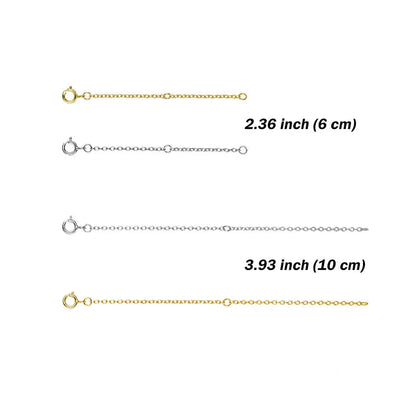 Extender Chains with Lobster Clasps