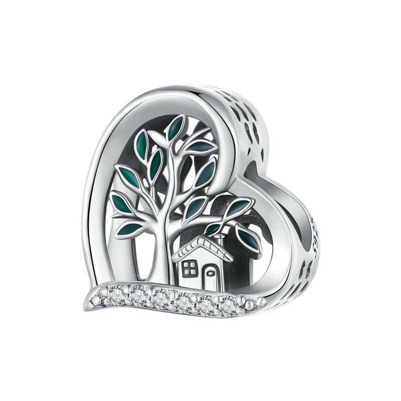 Charm Beads Family The Tree of Life 925 Sterling Silver