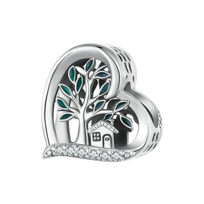 Charm Beads Family The Tree of Life 925 Sterling Silver