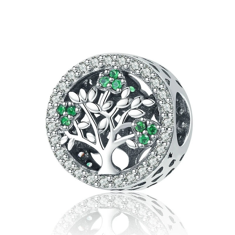 Charm Beads Family The Tree of Life 925 Sterling Silver