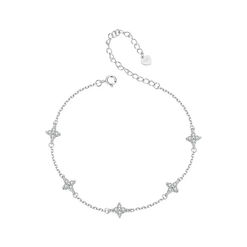 Anklet Bracelets Adjustable in sterling silver