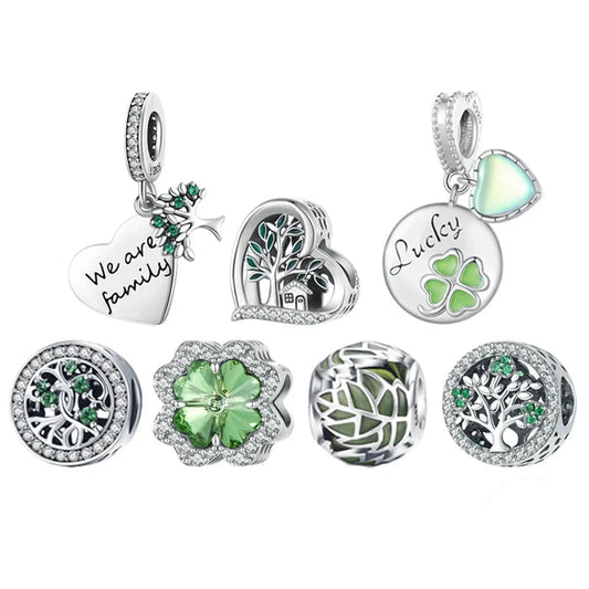 Charm Beads Family The Tree of Life 925 Sterling Silver